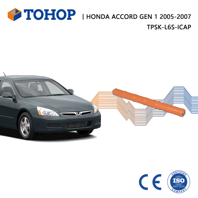 Accord Gen.1 2007 Rechargeable 7.2V 6.5Ah Hybrid Battery Cell for Honda